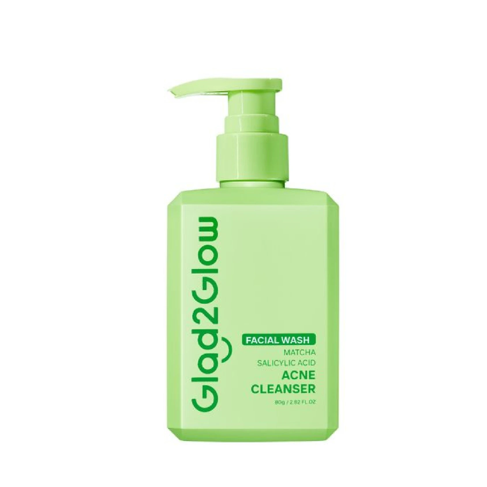Glad2glow facial wash matcha 80 g